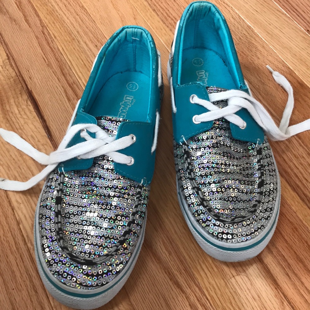 Sequins Boat Shoes